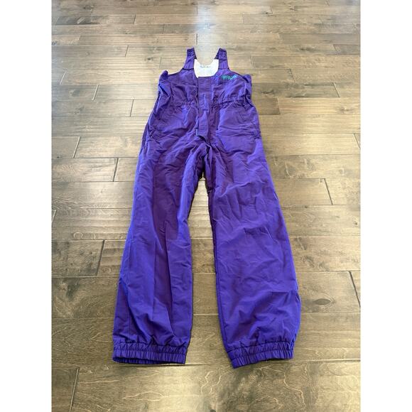 Vintage Fila Purple Snowboarding Ski Jumpsuit Bib Size 34 Made In Italy - Picture 2 of 11